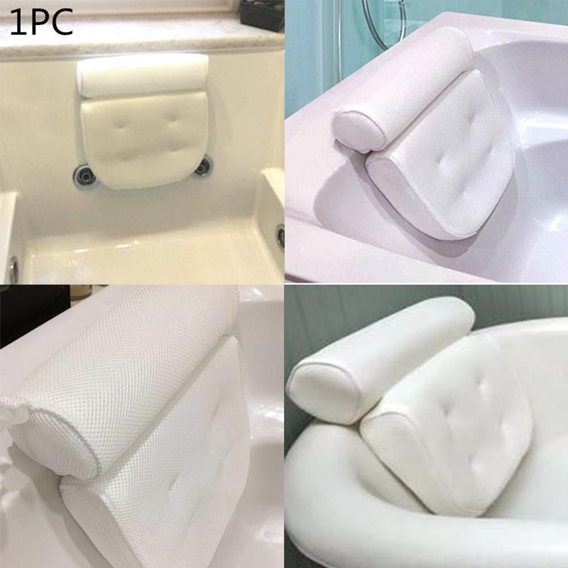 Tub Pillow Headrest with Suction Cups