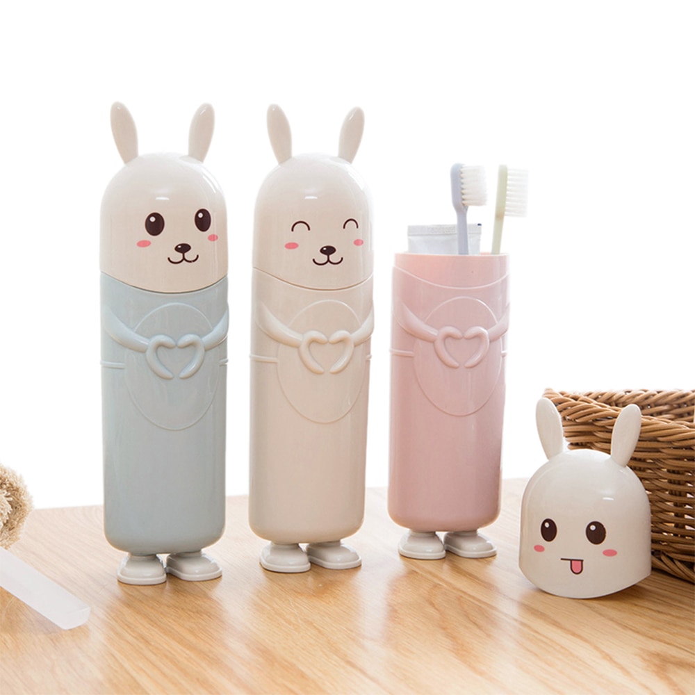 Travel Toothbrush Holder Rabbit Design