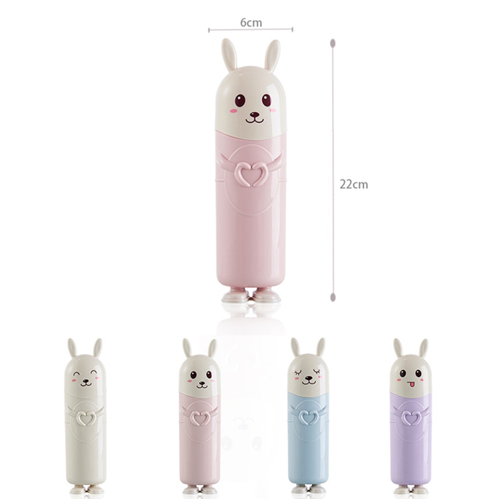 Travel Toothbrush Holder Rabbit Design
