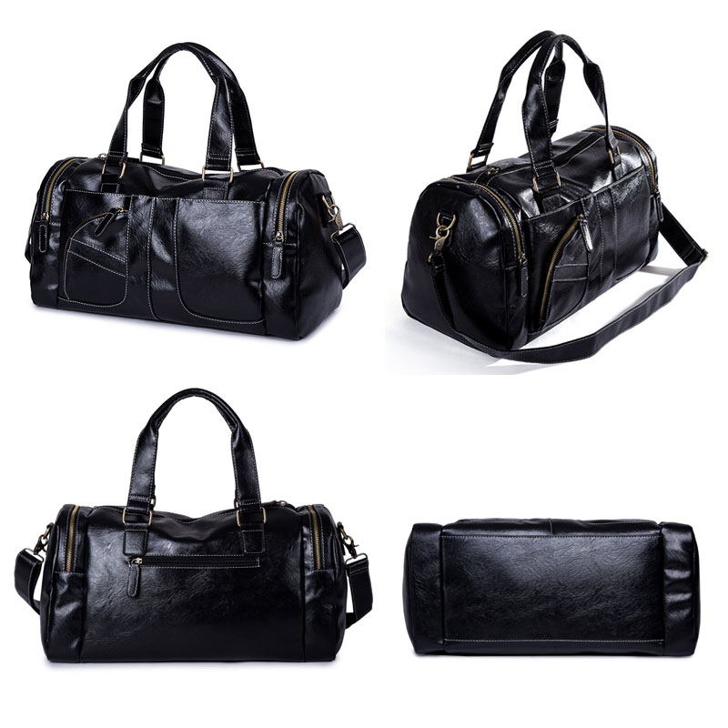 Travel Duffel Bag Leather Handbag