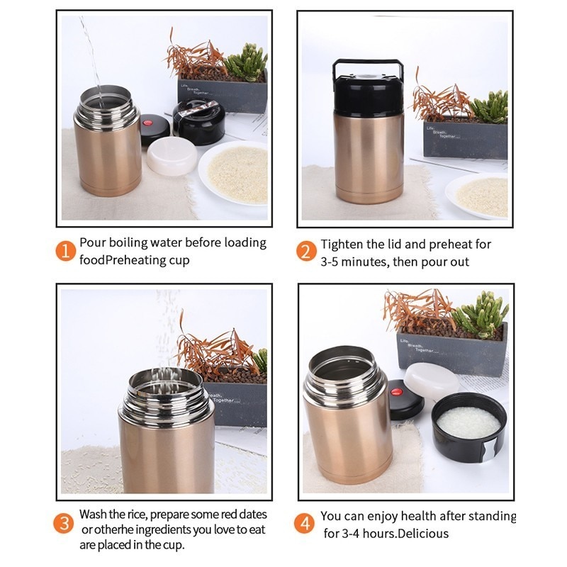 Thermos Food Flask Lunch Container