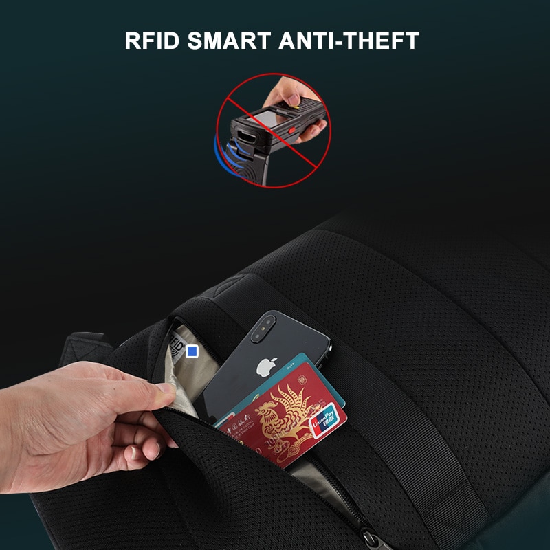 Backpack With USB Charging Port Anti-Theft Bag