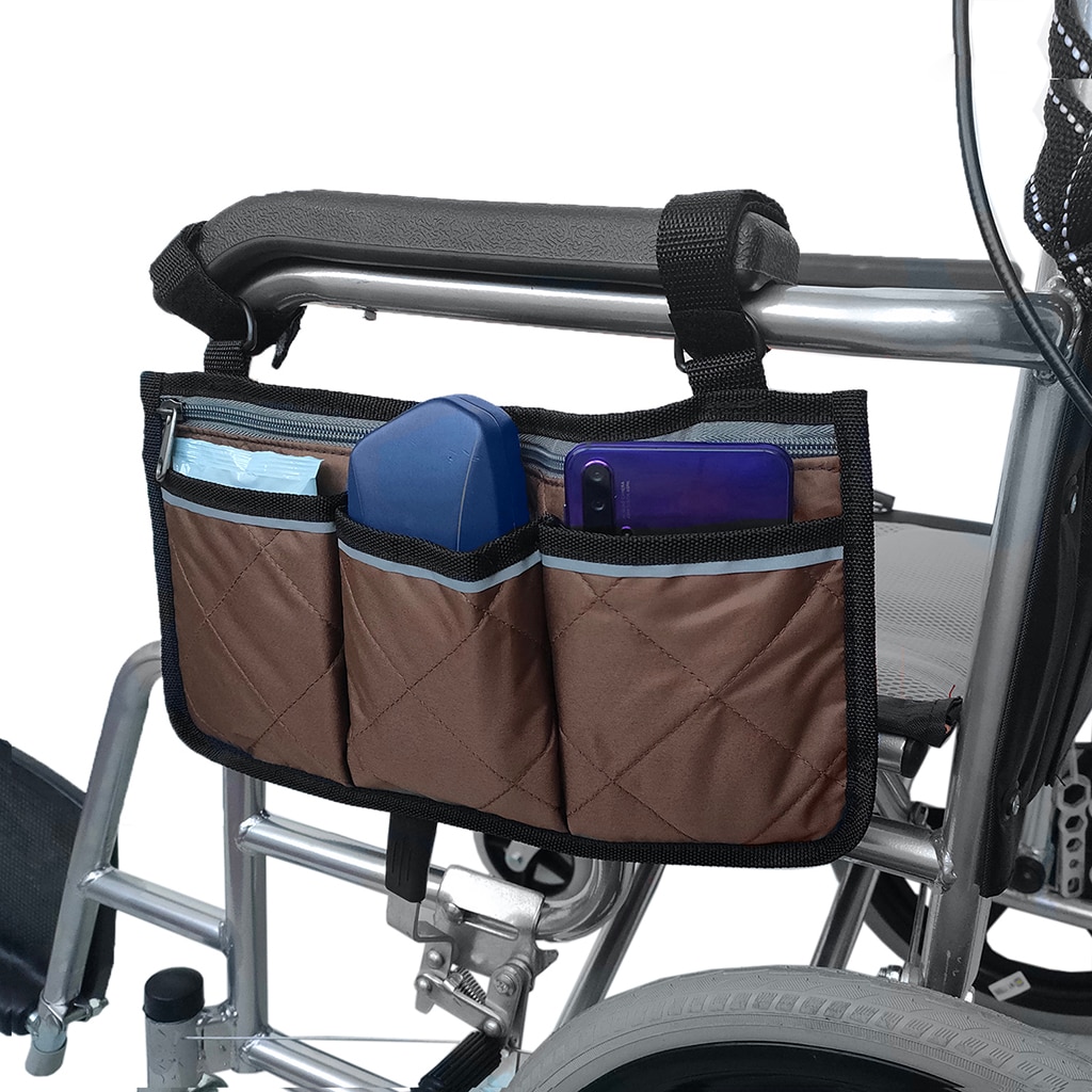 Wheelchair Bag Multi-Pocket Pouch