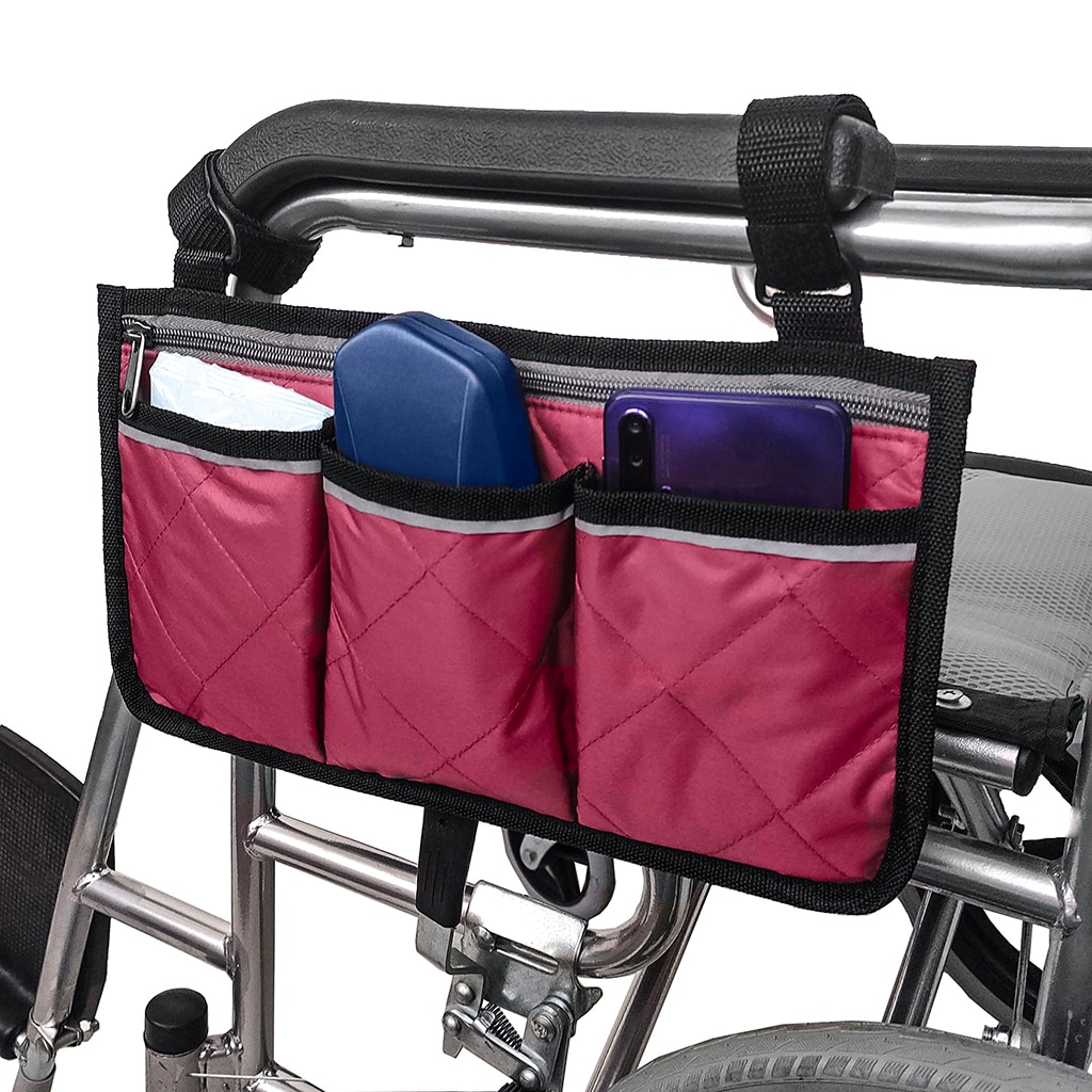 Wheelchair Bag Multi-Pocket Pouch