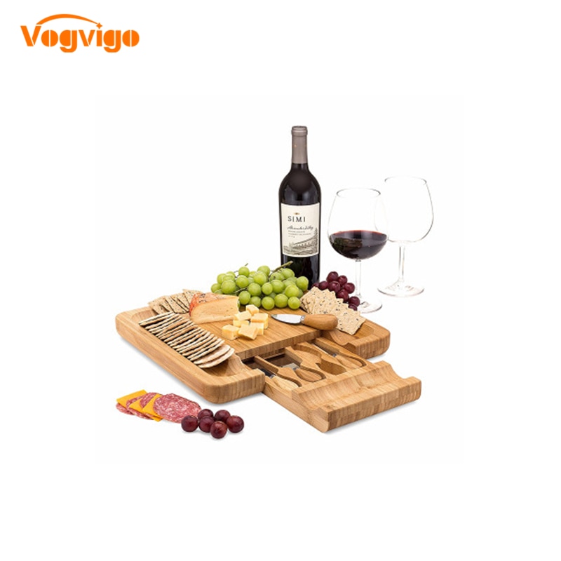 Wooden Cheese Board Bamboo Platter