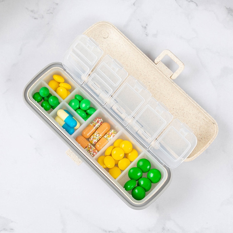 Travel Pill Box Medicine Organizer