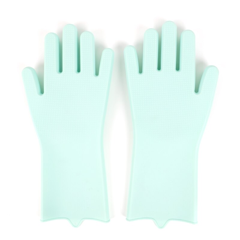 Magic Dishwashing Gloves Brush Palm