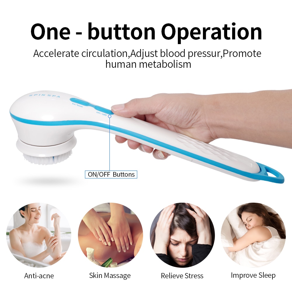 Back Brush for Shower 5-in-1 Device