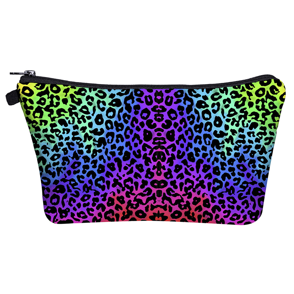 Mini Makeup Bag Leopard Print