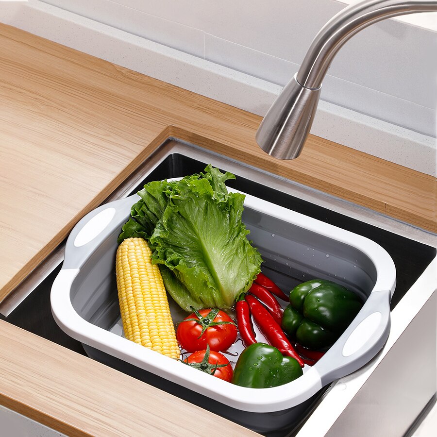 Kitchen Cutting Board Drain Organizer