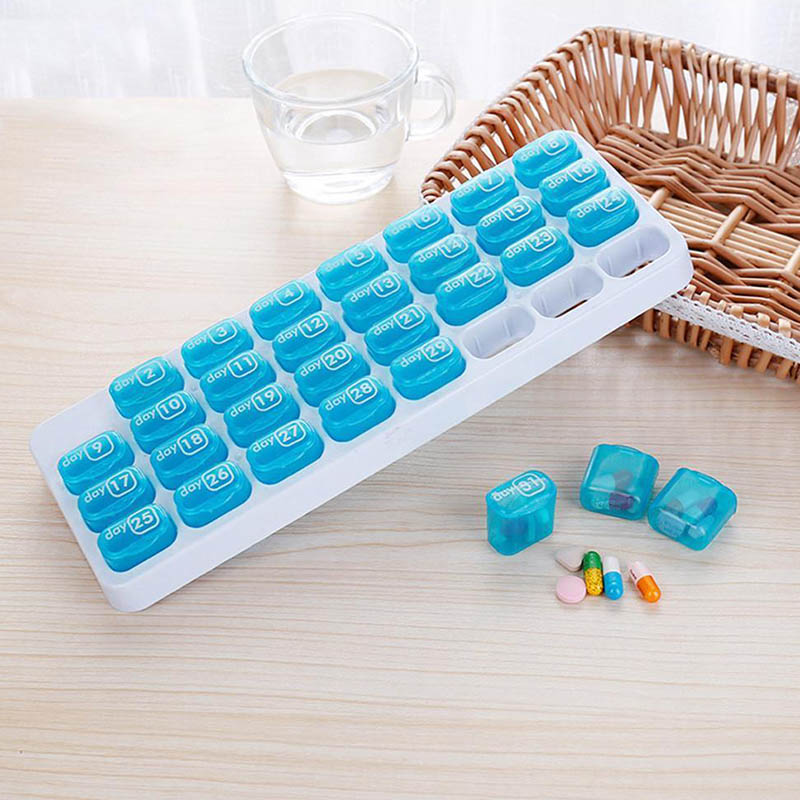 Monthly Pill Organizer Medicine Dispenser