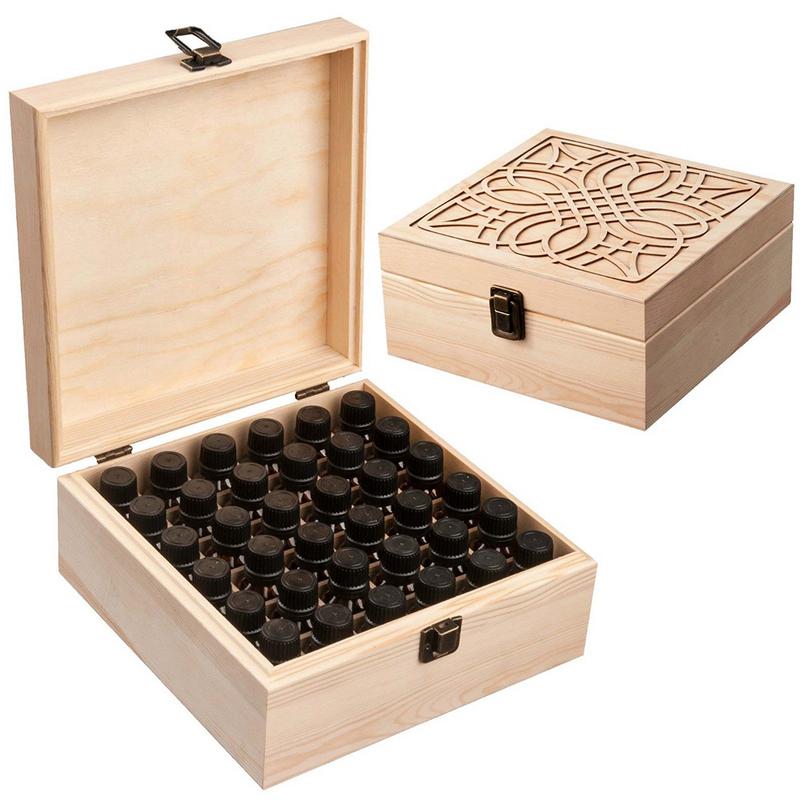 Essential Oil Box 36 Slot Holder