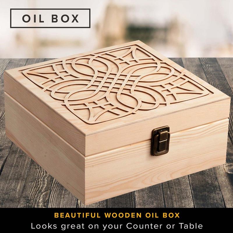 Essential Oil Box 36 Slot Holder