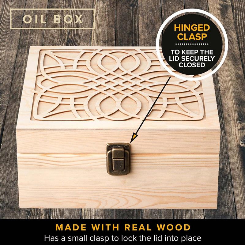 Essential Oil Box 36 Slot Holder