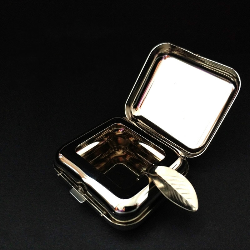 Pocket Ashtray Stainless Steel Container