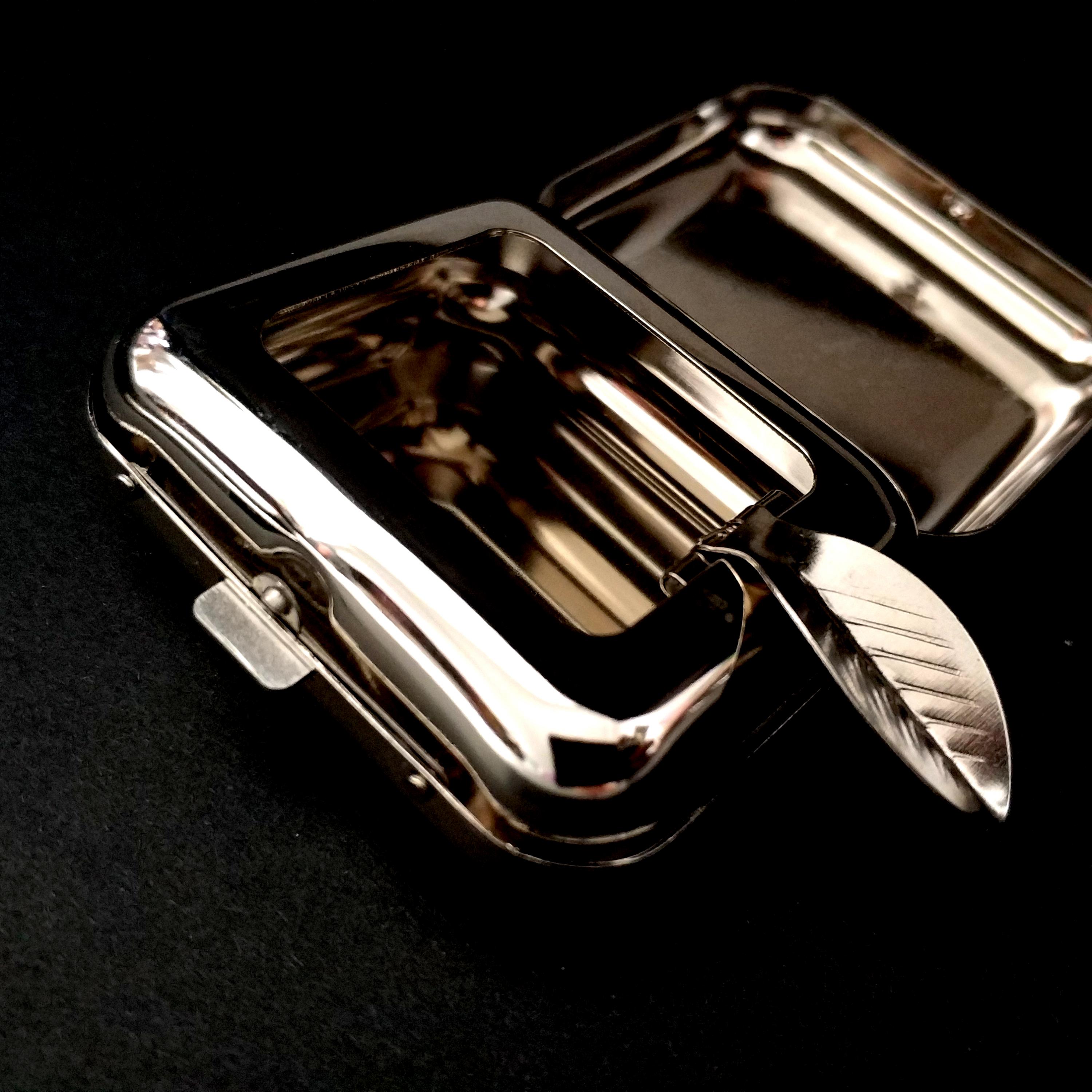 Pocket Ashtray Stainless Steel Container