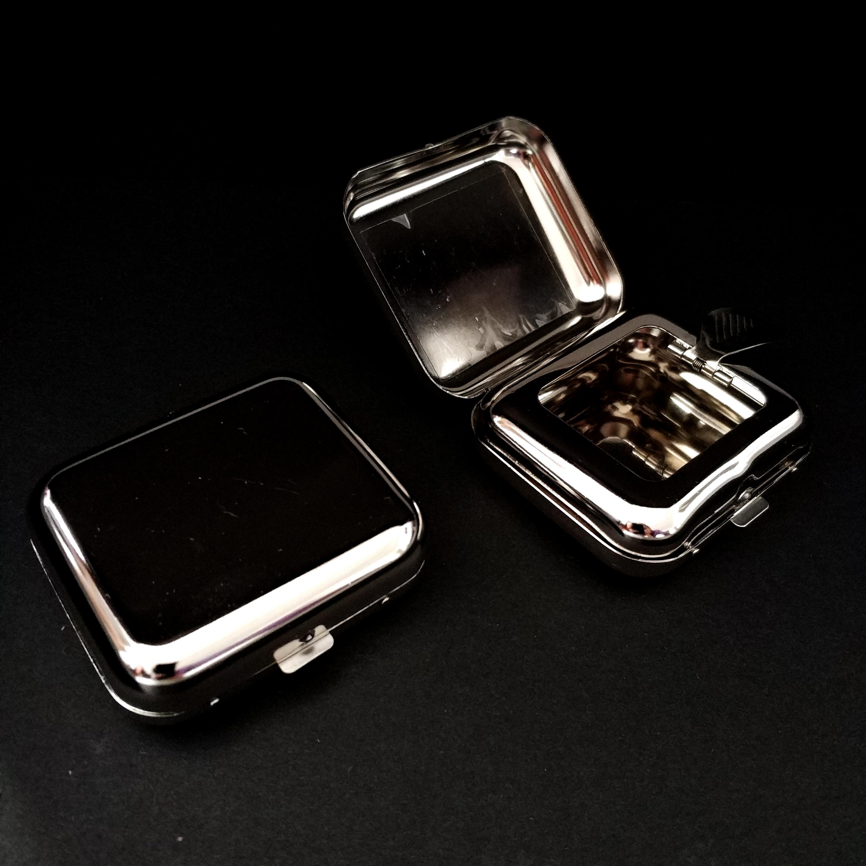 Pocket Ashtray Stainless Steel Container