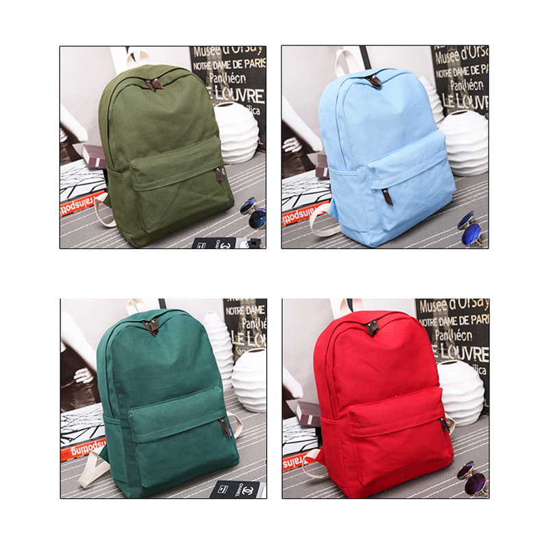 Fashionable Travel Backpack Canvas Knapsack