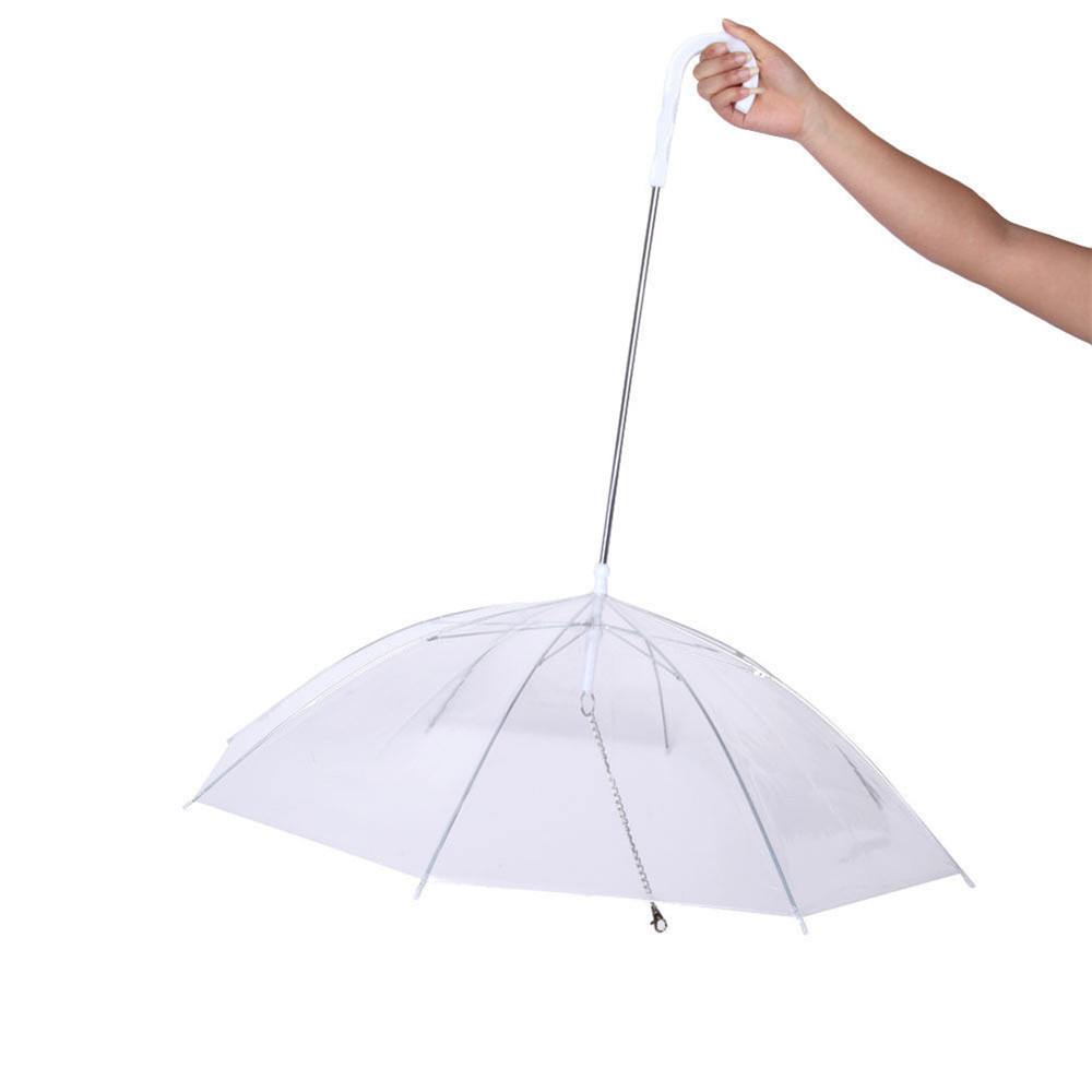 Dog Umbrella with Built-In Leash