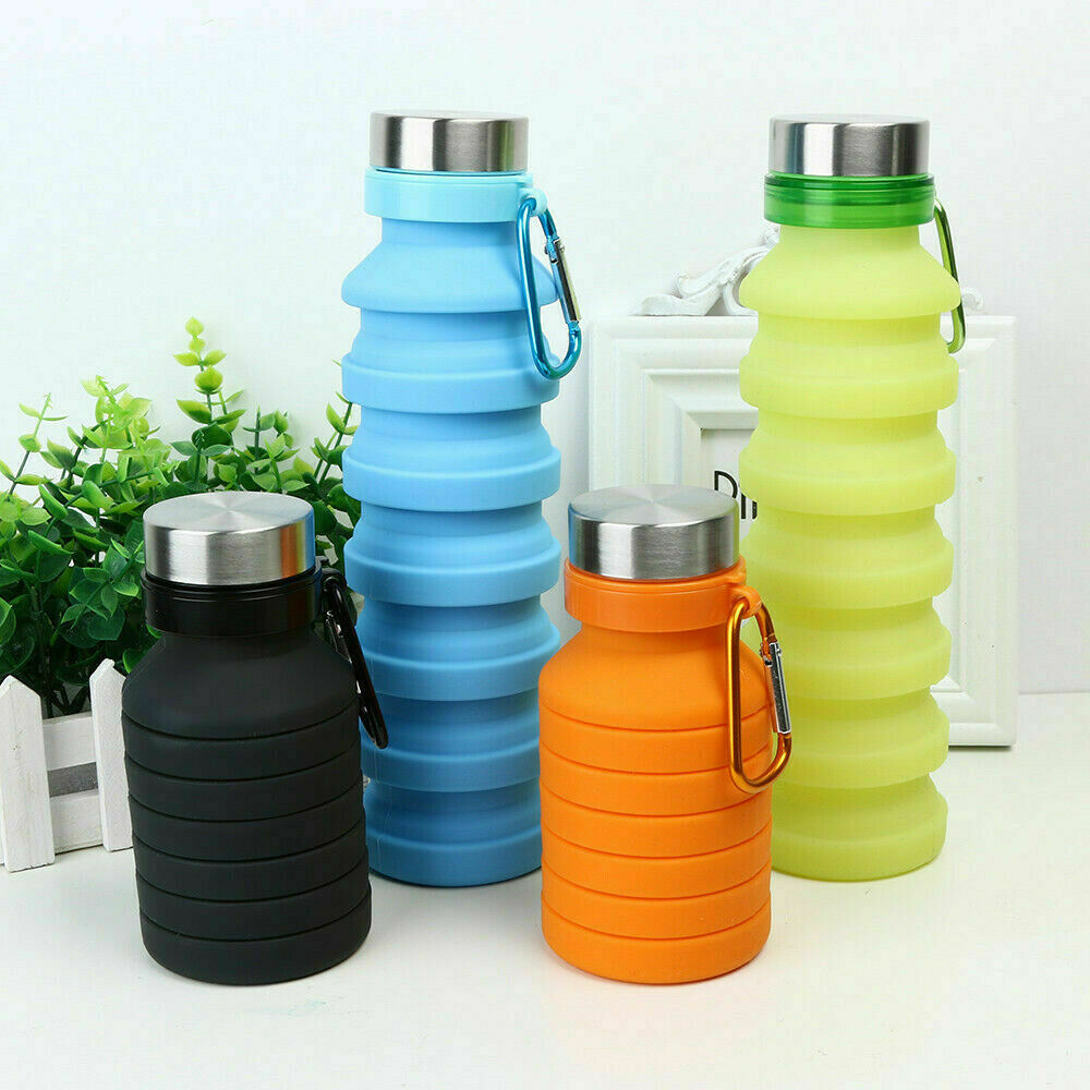 Collapsible Bottle Silicone Water Tumbler