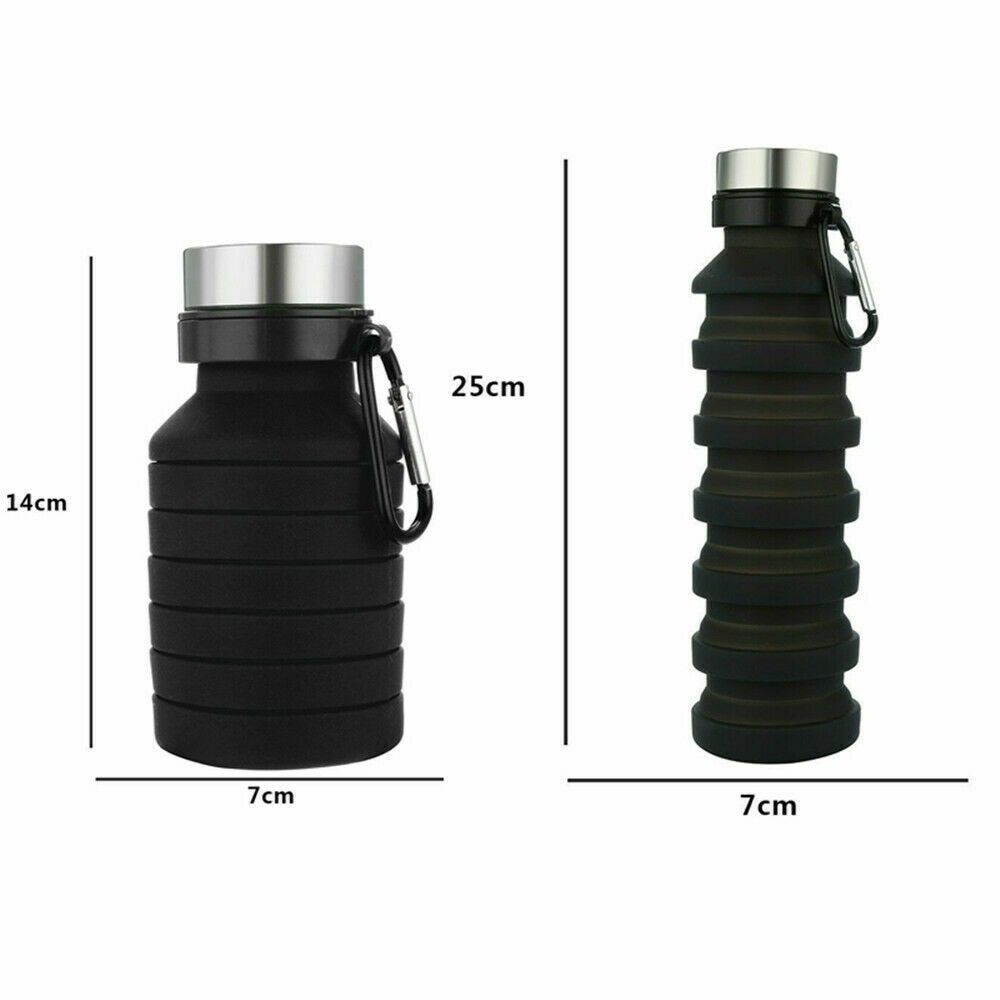 Collapsible Bottle Silicone Water Tumbler