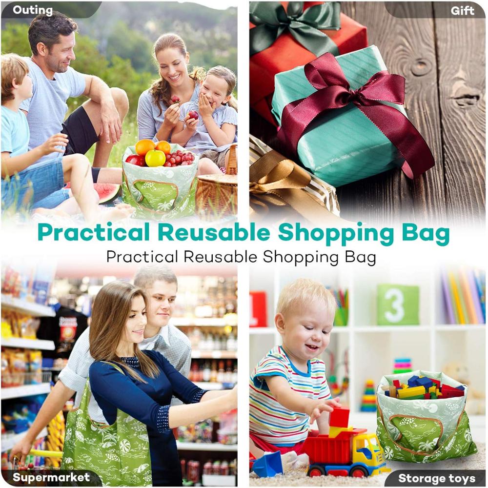 Folding Shopping Bags Reusable Grocery Bag