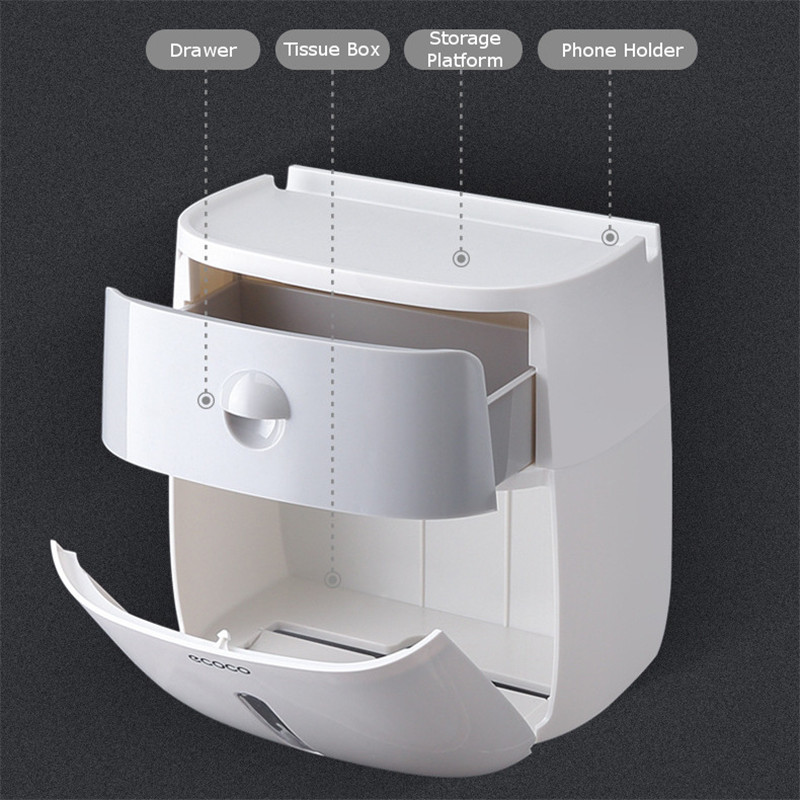 Bathroom Toilet Paper Holder Wall Mount