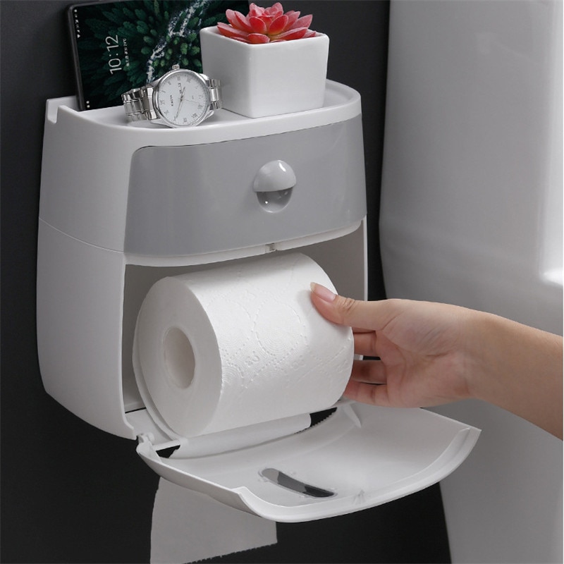 Bathroom Toilet Paper Holder Wall Mount