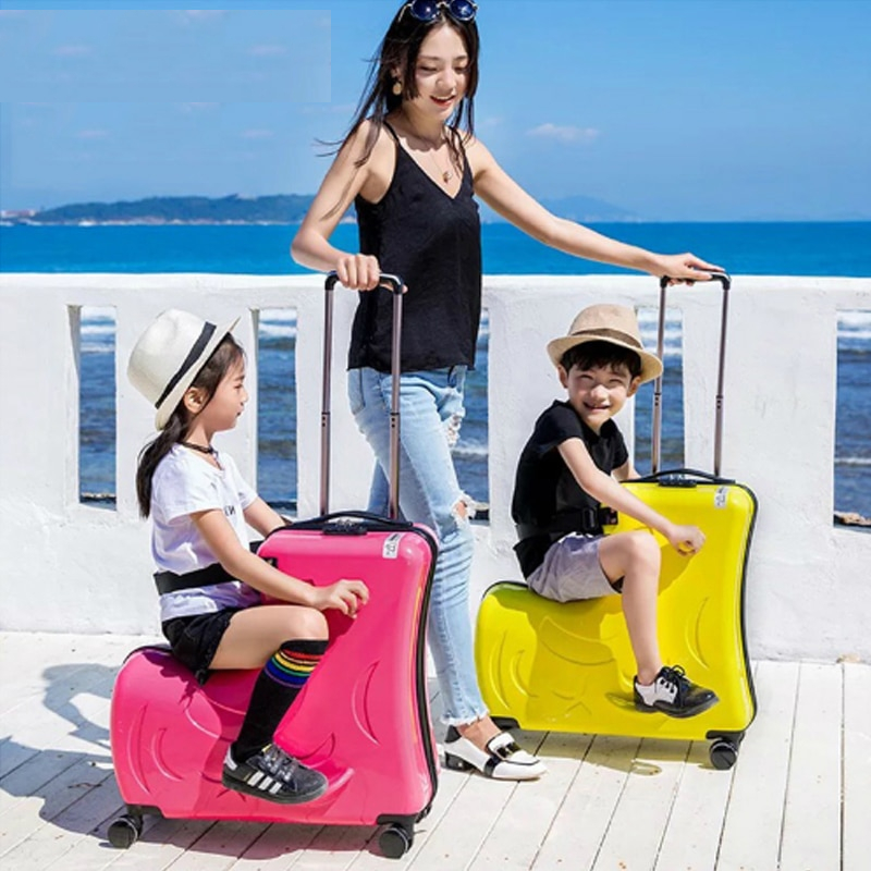 Kids Ride On Suitcase Travel Luggage