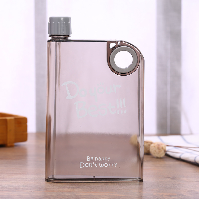 Flat Bottle 380ML Water Flask