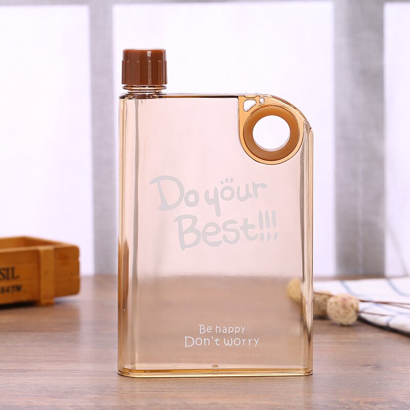 Flat Bottle 380ML Water Flask