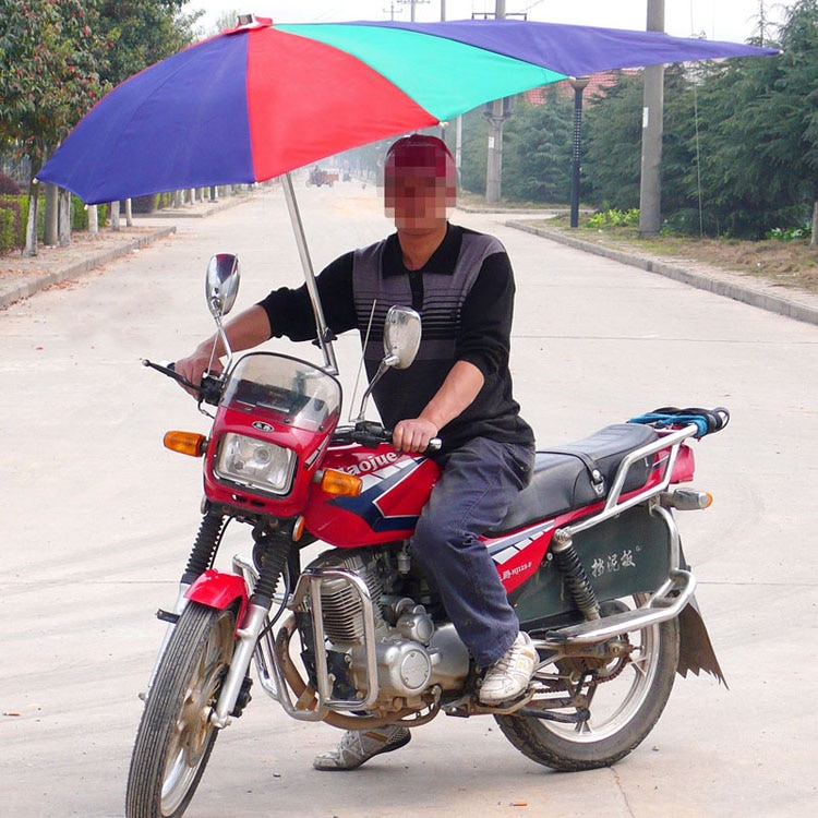 Bike Umbrella Foldable Sun Shade