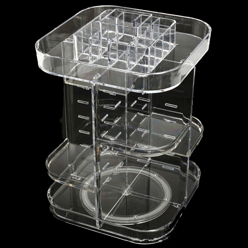 Acrylic Makeup Storage Rotating Organizer