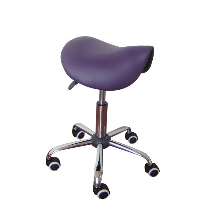 Saddle Stool with Wheels