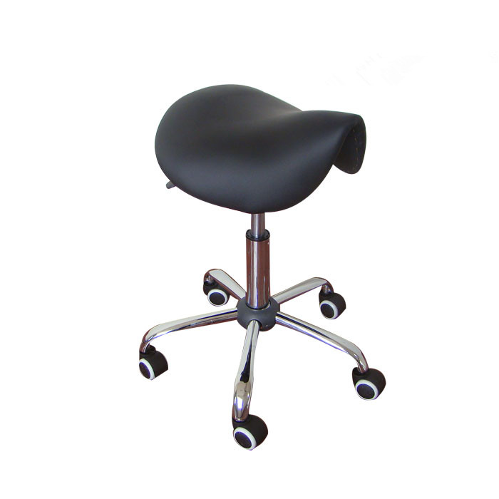 Saddle Stool with Wheels