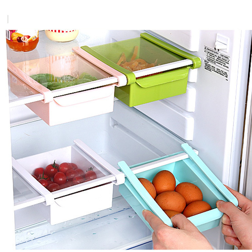 Freezer Organizer Fridge Storage Rack