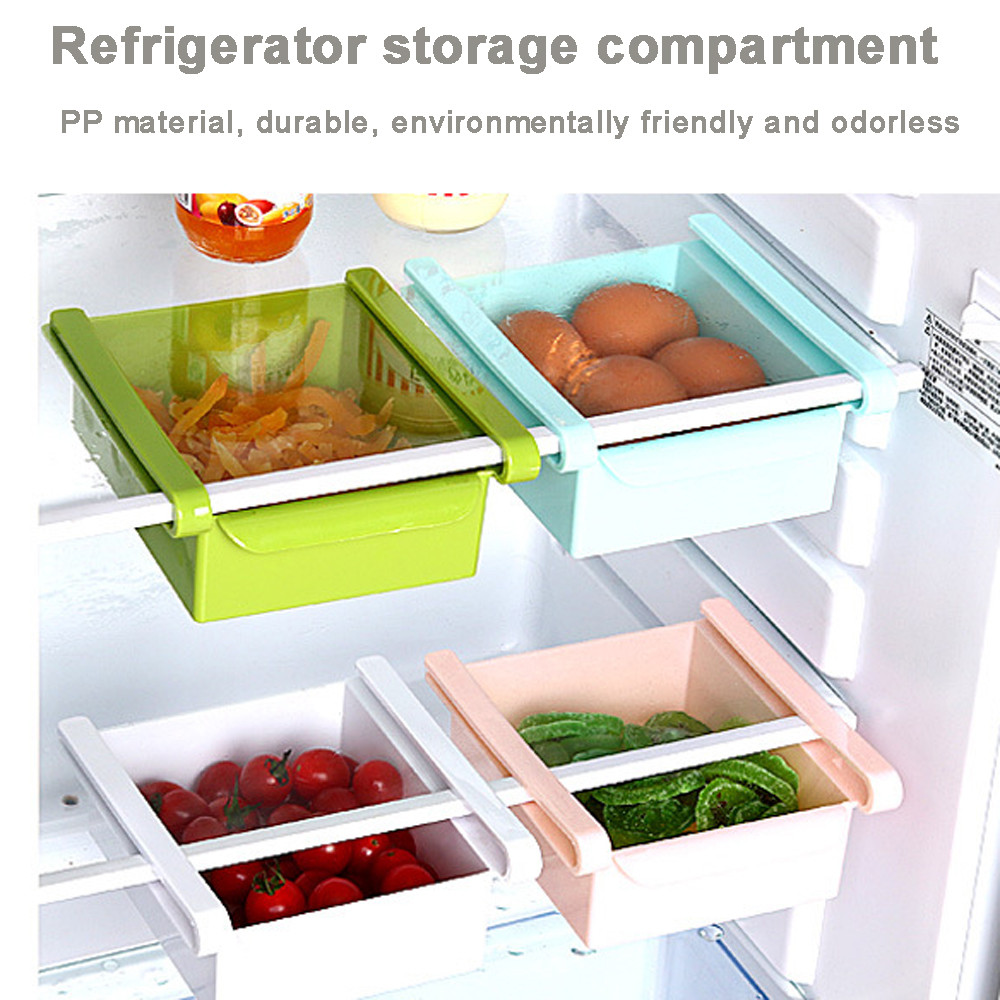 Freezer Organizer Fridge Storage Rack