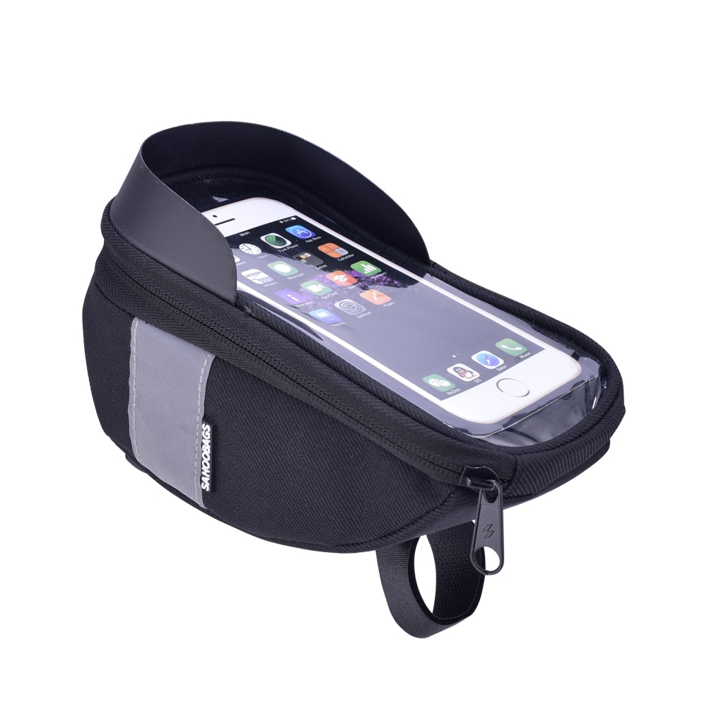 Bicycle Handlebar Bag 6.5″ Phone Holder
