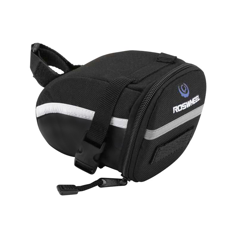 Bike Saddle Bag with Tail Light Holder