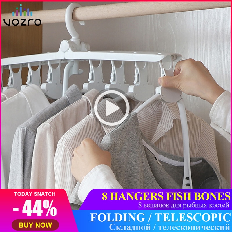 Foldable Hanger Multiple Fishbone Design