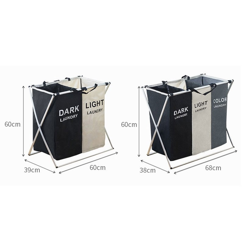 Laundry Basket Sorter Three-Tone Segregation