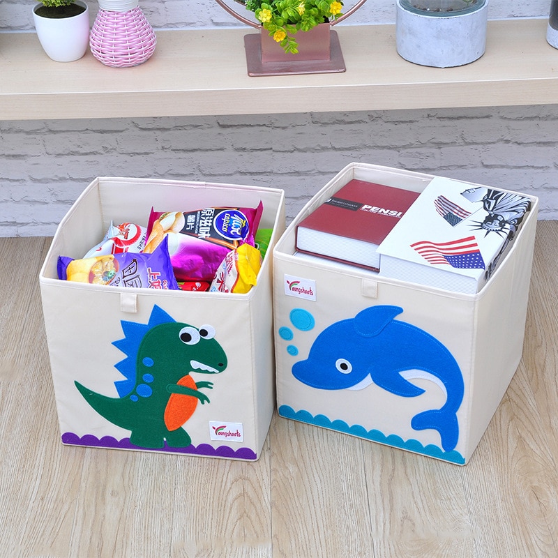Toy Bin Organizer 3D Embroidery Storage Box