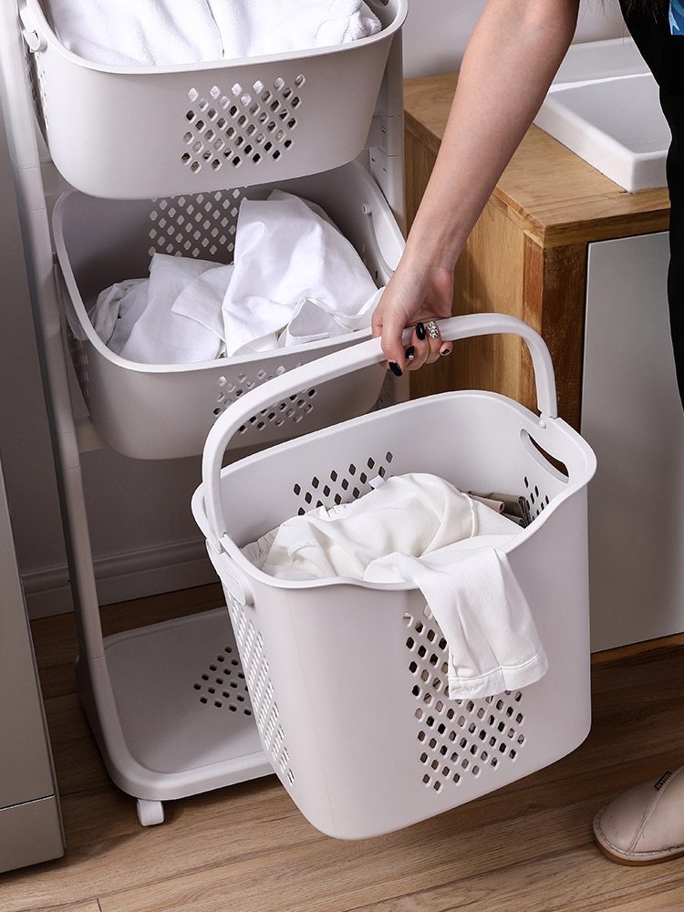 Dirty Clothes Damper Cart