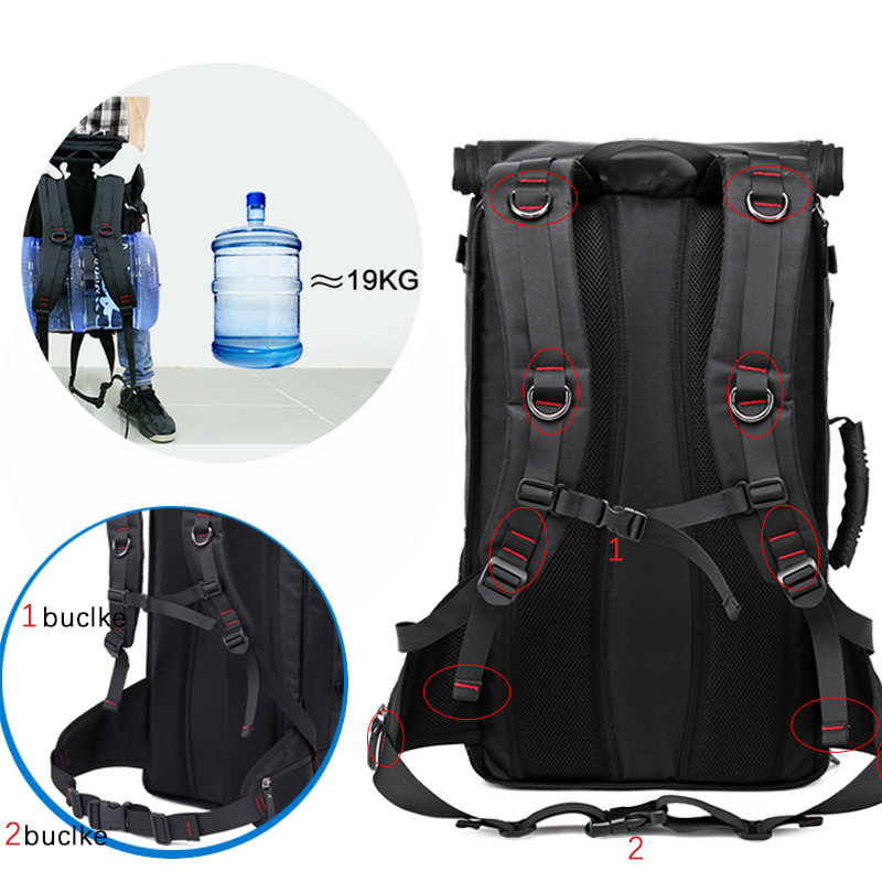 Waterproof Travel Backpack Portable Rucksack