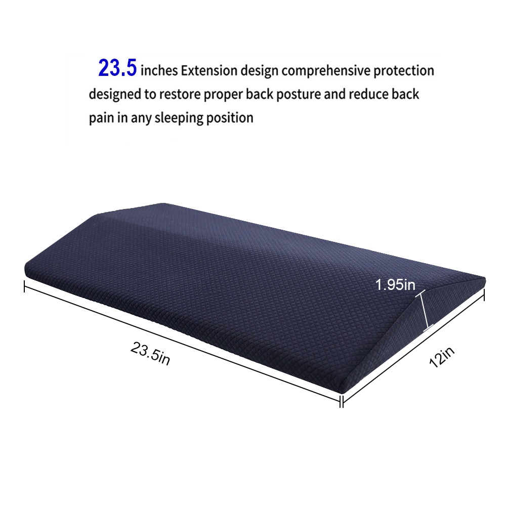 Long Lumbar Pillow Memory Foam