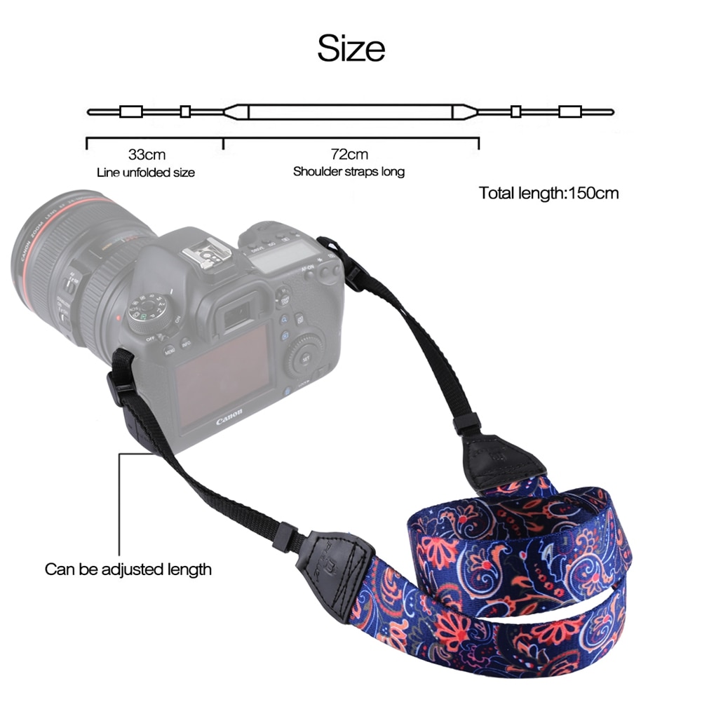 Camera Neck Strap Ethnic Design