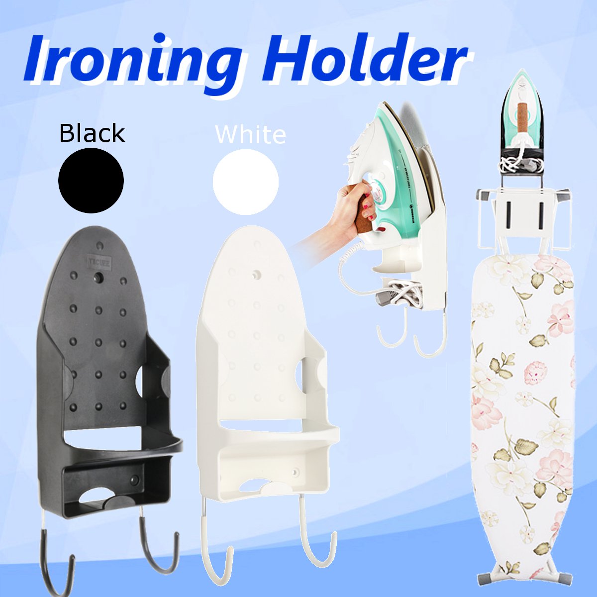 Iron Holder Wall-Mounted Rack