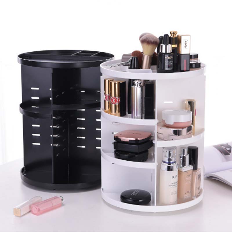 Rotating Makeup Organizer Storage Rack
