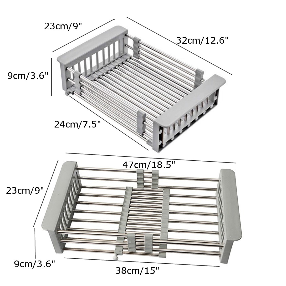 Sink Rack Drying Kitchen Basket