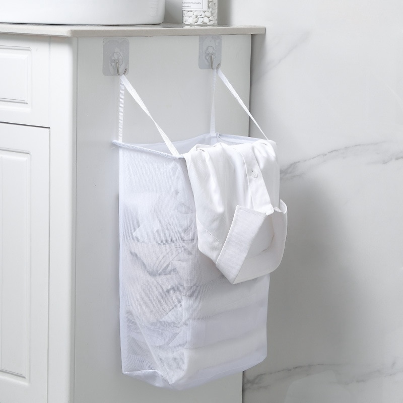 Hanging Laundry Bag Clothing Basket